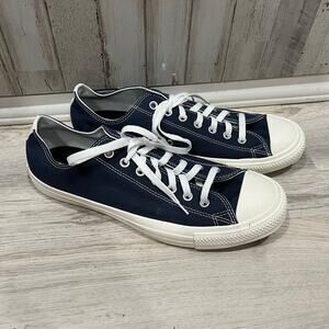 Chuck Taylor Converse All Star Navy White Low Top Sneakers Shoes Mens 11.5